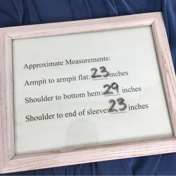 Chico’s Traveler's Open Front Cardigan Slinky Stretchy Blue Women’s Size 16 - Picture 10 of 10